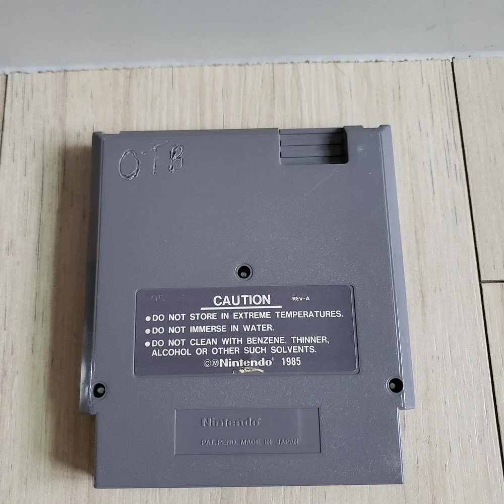 Cabal Nintendo NES Game Milton Bradley NTSC-U/C‎ 1990 Shooter Cartridge Gray